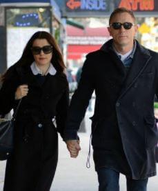 Max Blond stepson Daniel Craig with his wife.